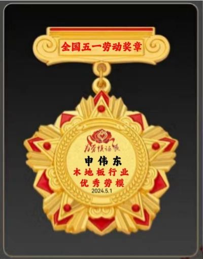 木地板優(yōu)秀行業(yè)優(yōu)秀勞?！陚|